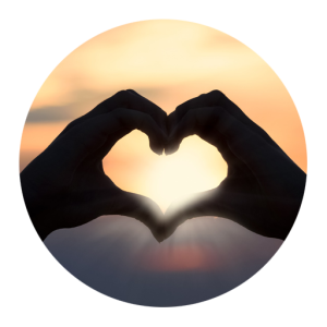 hands forming heart